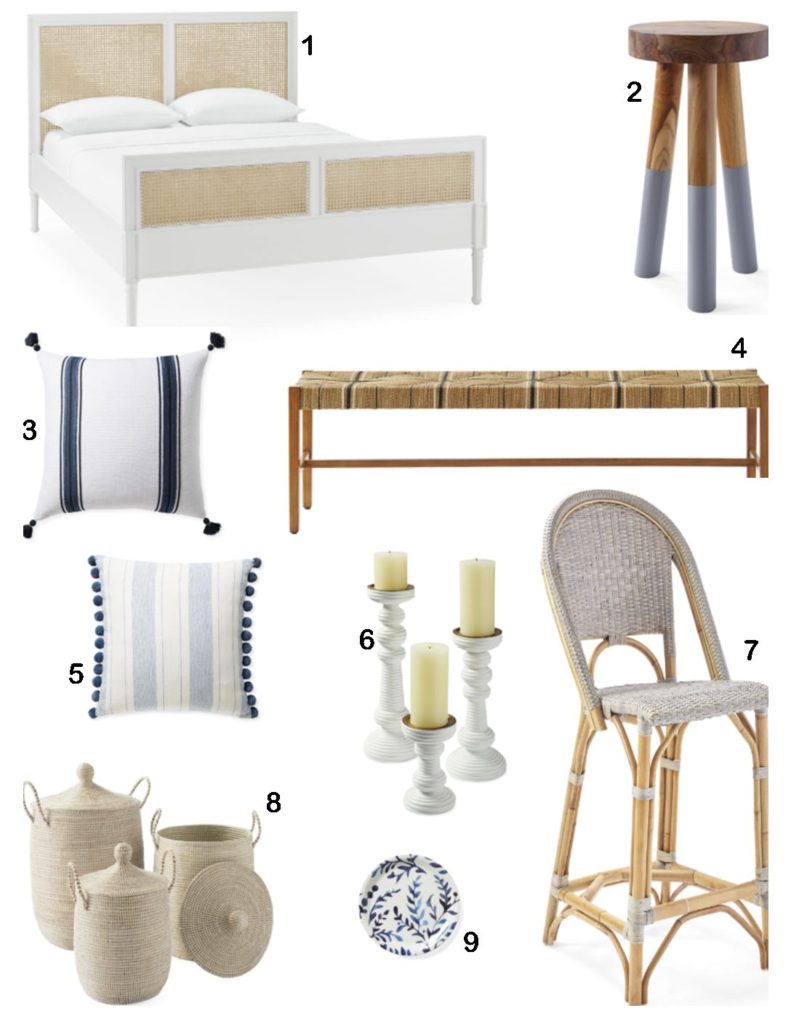 Serena & Lily sale favorites coastal home decor